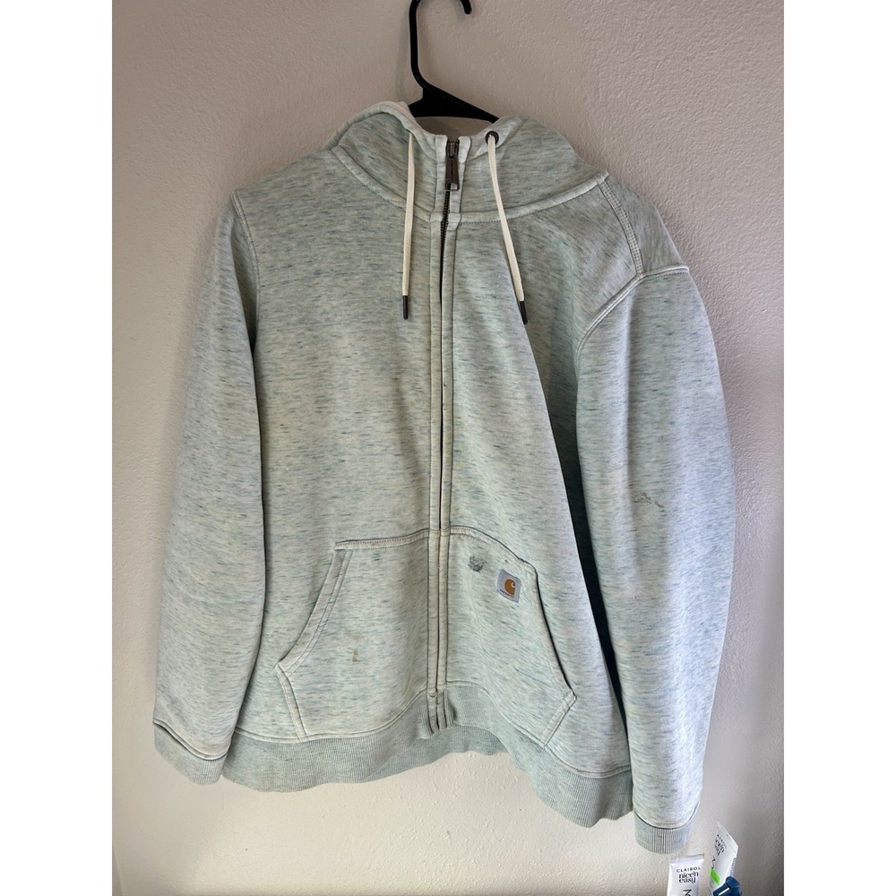 Vintage Carhartt Hooded Jacket X-LARGE / Nyanza‎ Green RARE USA Hoodie